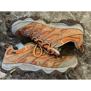 Merrell Moab 3 Smooth GTX GORE-TEX Vibram Mens 14 Orange Waterproof Hiking Shoes